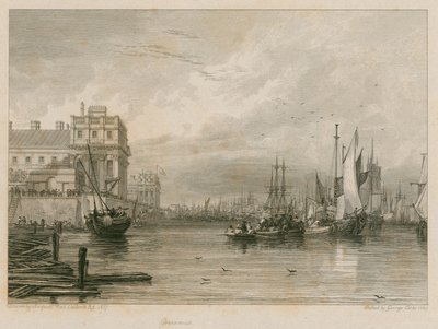 Greenwich, Londen door Augustus Wall Callcott